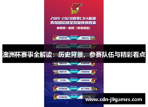 澳洲杯赛事全解读:历史背景、参赛队伍与精彩看点 澳洲杯赛事全解读:历史背景、参赛队伍与精彩看点